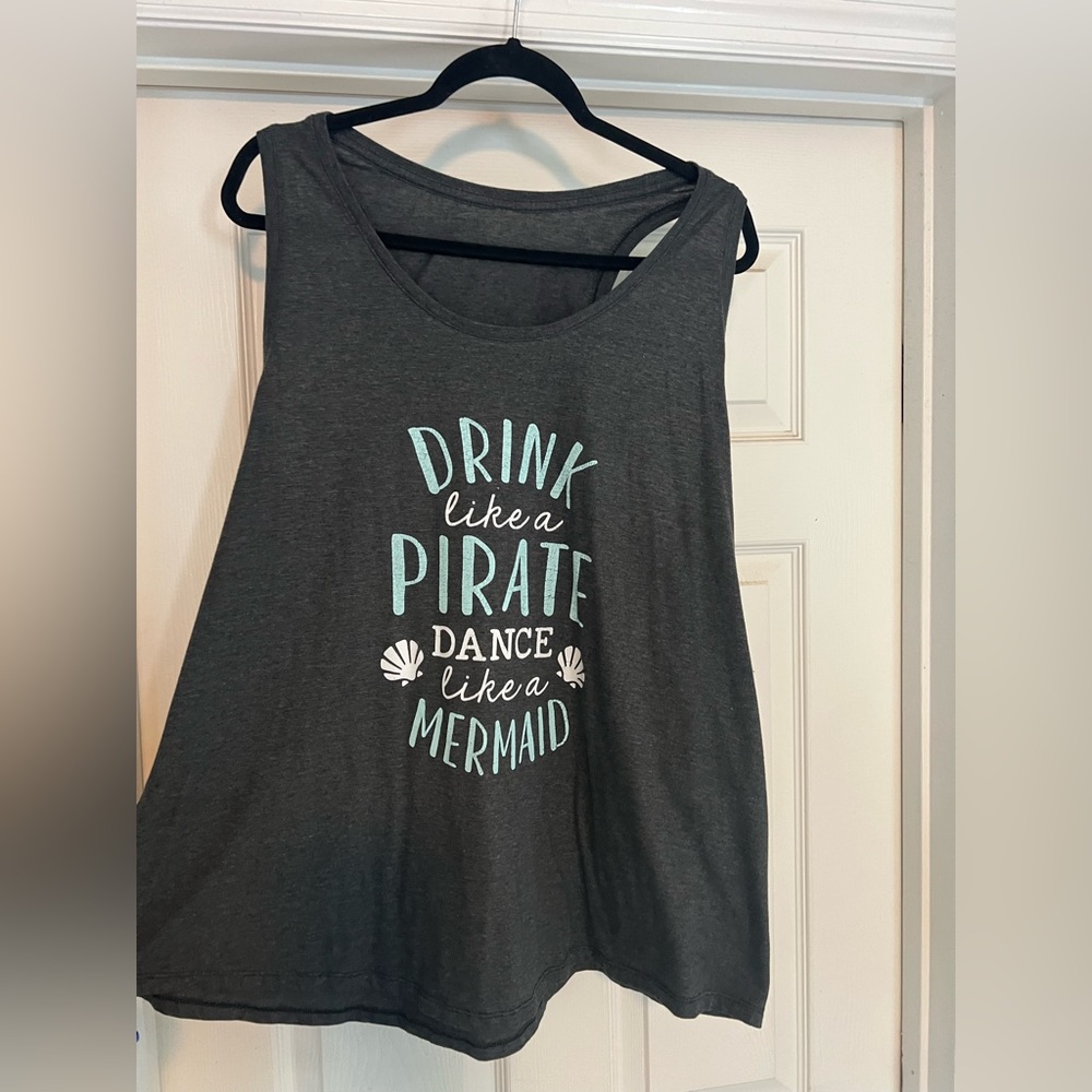 Mermaid flowy tank top women’s XXL